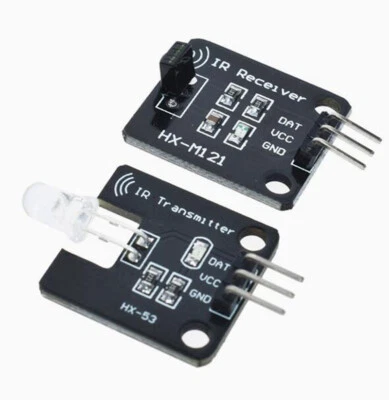 Infrared Sensor IR Transmitter/Receiver Digital 38kHz Electronic Building Block - Image 1 of 4