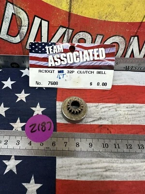 TEAM ASSOCIATED 7606 16 TOOTH 32 PITCH CLUTCH BELL for: RC10GT - Image 1 of 4