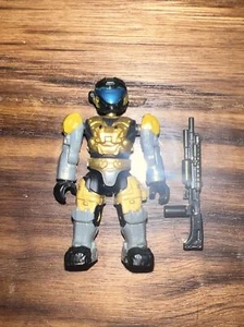 HALO MEGA BLOKS GOLD UNSC SPARTAN AIR ASSAULT MINI FIGURE MAF SERIES 8 - Picture 1 of 2