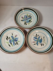 Stangl 3 Obst-/Dessertschalen, " Country Garden" Irisblüten - Bild 1 von 4