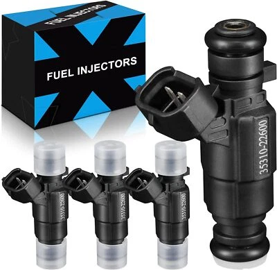 Inyectores de combustible 4 piezas FJ659 para Hyundai Accent 1,5 L 2000-2002 | 1,6 L 2001-2004 L4 Foto 1 de 4