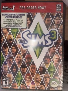 The Sims 3 PC/MAC DVD-ROM Game EA 2009 GameStop Exclusive Pre-Order Bonus SEALED - Picture 1 of 2