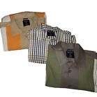 Trust Shirt 4XL - Lot Of 3 Short Sleeve Button Up Linen Rayon Trust Brand