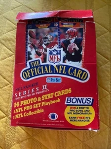 1989 Pro Set Football Series 2 32 Sealed Packs Barry, Deion, Troy RCs - Picture 1 of 1