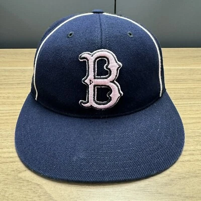 Brooklyn Dodgers Fitted Size 7 1/4 Hat Pink Logo MLB Baseball American Needle - Image 1 of 4