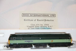 Limited Edition Class 47 833 Captain Peter Manisty RN Diesel Loco. Boxed Lima OO - Picture 1 of 9