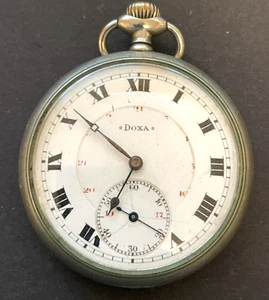 Antique 1906 DOXA Hors Concours Pocket Watch Running Ticks LIEGE-1905 Swiss - Picture 1 of 7