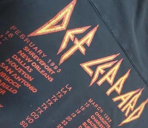 Vintage Def Leppard Tshirt Small 1993 Adrenaline Forever 21 Music Memorabilia - Bild 1 von 8