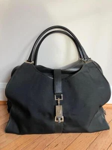 AUTH GUCCI JACKIE O LARGE TRAVEL BAG PURSE (p300) - Picture 1 of 14