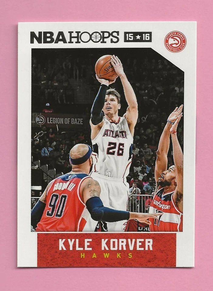 2015-16 Panini Hoops Kyle Korver #202 Atlanta Hawks - Image 1 of 1
