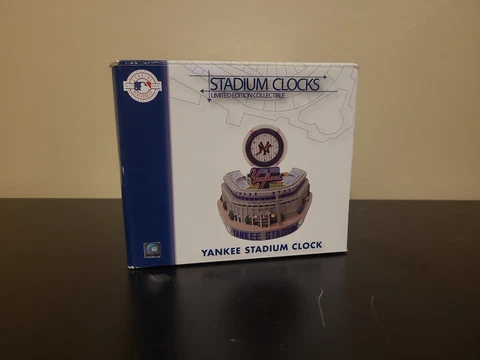 New York Yankees Stadium Clock Forever Limited Edition Collectibles MLB in box Cover