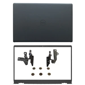 New For Dell Inspiron 15 3510 3511 3515 3520 3525 LCD Back Cover Bezel hinges US - Afbeelding 1 van 10