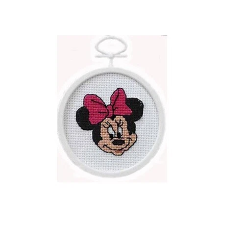 Janlynn Mini Counted Cross Stitch Kit- Minnie Mouse - Image 1 of 1