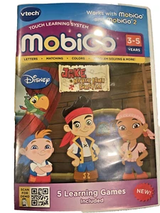 Disney Jake and the Neverland Pirates VTech MobiGo w/ 5 Learning Games Age 3-5 - Picture 1 of 2