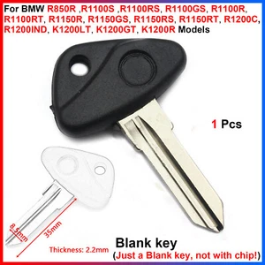 Llave en blanco negra - para BMW R1150GS, R1150RS, R1150RT, R1200C, R1200IND, K1200LT - Imagen 1 de 4