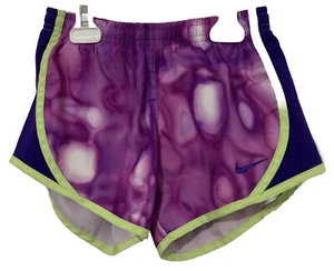 Nike Dri-Fit Girls Shorts Activewear Running Yoga Green Liner Size Small - Picture 1 of 4