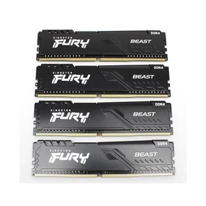 Kingston FURY Beast 32 GB (4x8GB) DDR4-3200 PC4-25600U KF432C16BBK2/16 #332300 - Photo 1/5