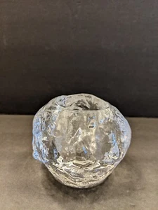 Kosta Boda Crystal Snowball Votive/ Tealight Holder - Picture 1 of 4