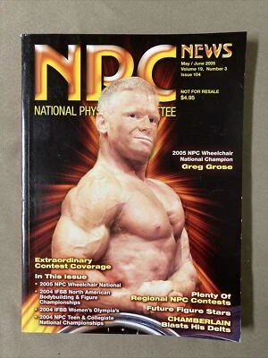 NPC News Bodybuilding Fitness Magazine / NPC Wheelchair Champion Greg Grose 6-05 - Image 1 of 4