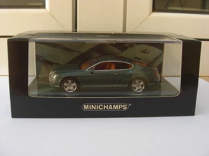 Bentley Continental GT 03 Minichamps 436139024 MIB 1:43 rolls royce bugatti - Imagen 1 de 4