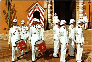 The Changing of the Guard of the Carabiniers of S.A.S. Prince of Monaco Postcard - Picture 1 of 2