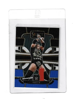 2024 Panini Select WWE - Concourse Level Triple H #118 Black & Blue Prizm /399 - Image 1 of 4