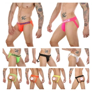US Mens Briefs Bikini Underwear Thong Jockstraps Panties Bulge Pouch Underpants✔ - Picture 1 of 17