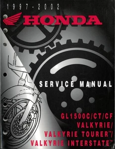 Honda Service Manual - GL1500C / CT / CF / CD Valkyrie - 1997-2003 - 61MZ009 - Picture 1 of 6