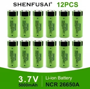 26650A 20A Descarga 3.7V 5000mAh Batería Recargable para Linterna LED Batería - Imagen 1 de 10