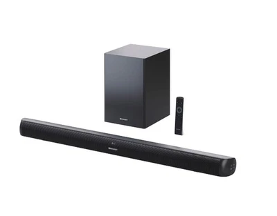 Sharp 2.1 Soundbar Musikbar mit kabellosen Subwoofer HT-SBW202 schwarz - Bild 1 von 4