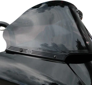 Klock Werks Flare Series Windshield Trim KERF - Blacked Out KWW-01-0582 - Picture 1 of 1
