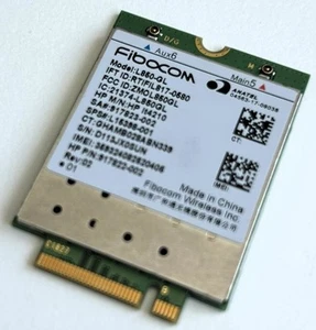 M.2 Modul 4G LTE Notebook Laptop HP 817822-002 drahtlos intern L850-GL 150 Mbps - Bild 1 von 4