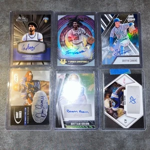 UCLA 6 Card Auto Lot Johnny Juzang Tyger Campbell Griffin Canning Farmer COAs - Picture 1 of 5