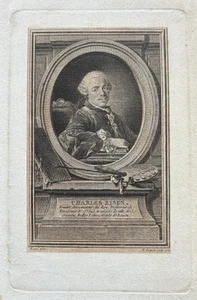 FICQUET ETIENNE (Paris, 1719 - 1794) CHARLES EISEN Radierung 1761 s. e. Bogen - Bild 1 von 1