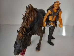Lord of the Rings Sharku  Warg Beast rider  Toy Biz Deluxe figures lotr - Picture 1 of 8