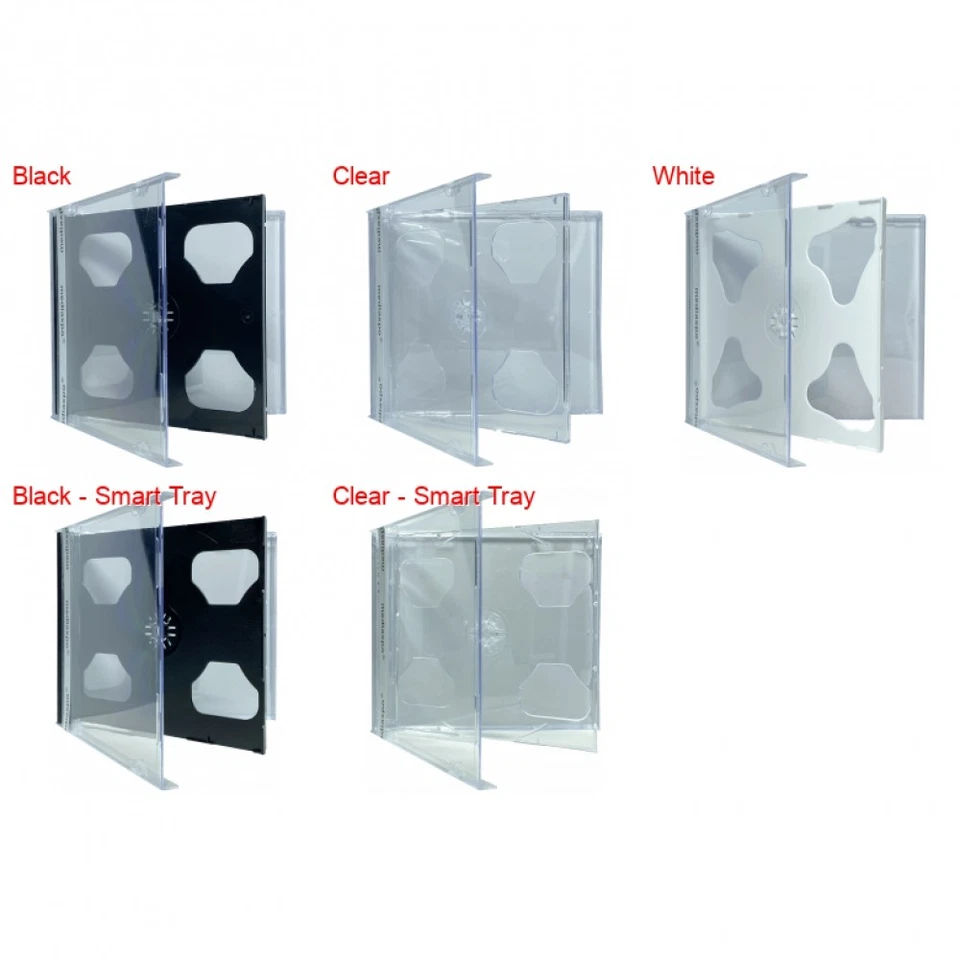 Lote ESTÁNDAR Doble CD Joyero con Bandeja 10.4mm (2 CD) Foto 1 de 1