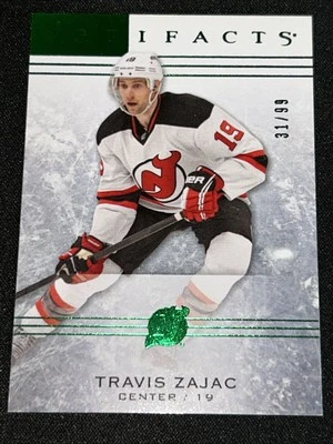 TRAVIS ZAJAC Emerald #/99 2014-15 UD Artifacts Free Comb Ship - Image 1 of 2