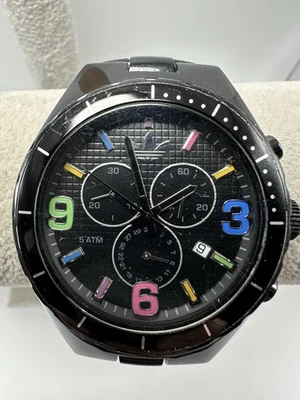 Adidas ADH2519 Nueva Batería Hombre Reloj Cronógrafo 44MM 7.5" Raro P18 Foto 1 de 4