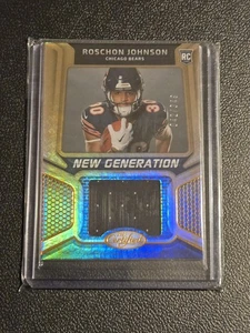 Maglie Panini 2023 Certificate Roschon Johnson Nuova Generazione Specchio Bronzo #/349 - Foto 1 di 2