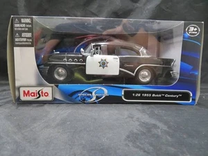 Maisto Special Edition 1955 Buick Century 1:26 Scale California Highway Patrol - Picture 1 of 6
