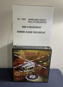 Code 3 Model #12602 Miami Dade County, FL, Bell 412 Helicopter, Air Rescue #3 - Picture 1 of 9