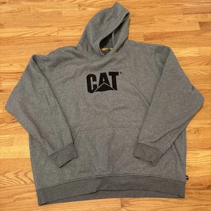 CAT Caterpillar Heavy Machinery Equipment Hoodie Men’s 4XL Sweatshirt Pullover - Picture 1 of 6