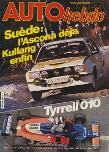 AUTO HEBDO Nr.203 21.02.1980 24h DAYTONA TYRELL 010 RALLYE DE SUEDE ROVER 3500 - Bild 1 von 1
