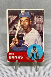 Ernie Banks Topps 380 1963 - Picture 1 of 2