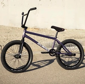 SUNDAY BMX DARKWAVE FREECOASTER 20" BICYCLE MATTE MIDNIGHT PURPLE BROC RAIFORD - Picture 1 of 2