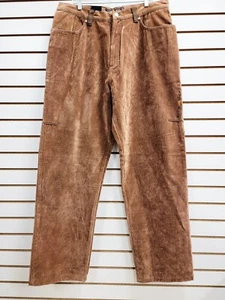 Vintage Johnny Blaze Y2K Baggy Jeans Flock Vicose Denim Pants 40x34 Hip Hop - Picture 1 of 11