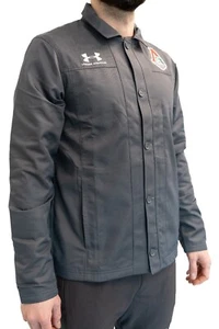Under Armour 2019-20 Lokomotiv Moscow Touchline Jacket / Grey / Mens / RRP£59.99 - Picture 1 of 5