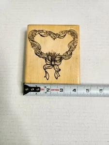 Sello montado en goma DOTS floral corazón corona cinta álbum de recortes tarjeta artesanía suministro - Imagen 1 de 3