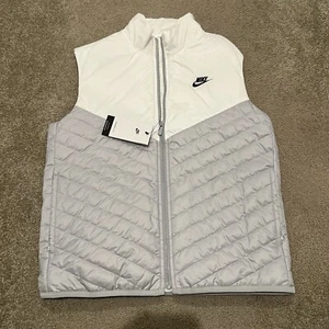 Nike Sportswear Therma-Fit Repel Vest White Gray Men’s Size Small (FB8201-077) - Picture 1 of 7