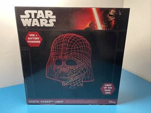 New Disney Star Wars Darth Vader 3D illusion light lamp 8+ NEW BOXED - Picture 1 of 2